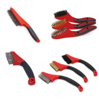 [Value Line-Professional Grade] Wire Brushes with PP handle,Large Wire Scratch Brushes