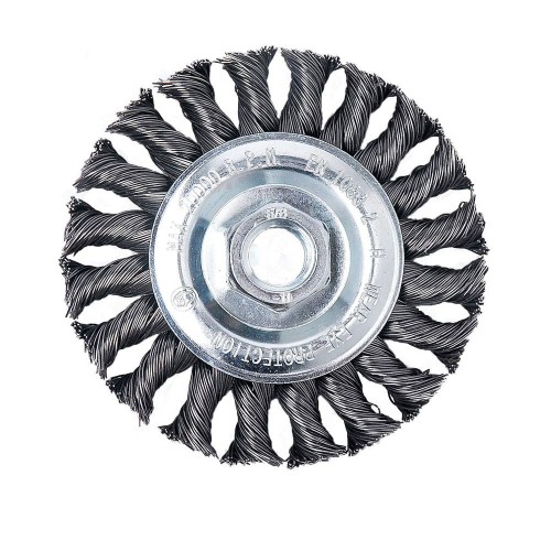 [Performance Line-Industrial Grade]WIre Wheel Brushes,Twist Knotted ,Heavy Cleaning, Wire Brushes Angle Grinders