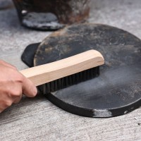 [Value Line-Professional Grade] Large Wire Brushes,Long Wooden Handle Hand Brushes