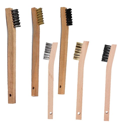 [Value Line-Professional Grade] Wire Brushes ,PP handle,Wooden handle,Small Wire Scratch Toothbrushes