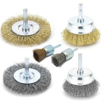 [Value Line - DIY] Wire Brushes,Wire Wheel Brushes,Light Cleaning Brushes  with 1/4" Shank for Drills