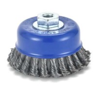 [Value Line - Professional Grade and DIY] Wire Cup Brushes,Twist Knotted, Heavy Cleaning Brushes Angle Grinder