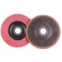 Flap Discs  4-1/2" x 7/8" Ceramic Grain Flap Sanding Disc, Type 27 Heavy Duty Abrasive Trimmable Grinding