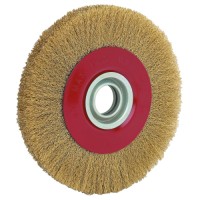 [Value Line- DIY] Wire Wheel,Crimped,Light Cleaning Brushes ,Wire Brushes for Bench Grinders