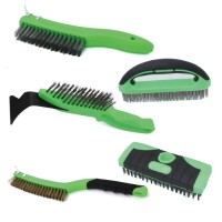 [Value Line-Professional Grade] Wire Brushes with PP handle,Large Wire Scratch Brushes