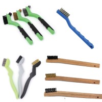 [Value Line-Professional Grade] Wire Brushes ,PP handle,Wooden handle,Small Wire Scratch Toothbrushes