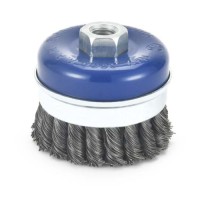 [Value Line - Professional Grade and DIY] Wire Cup Brushes,Twist Knotted, Heavy Cleaning Brushes Angle Grinder