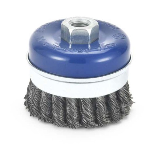 [Value Line - Professional Grade and DIY] Wire Cup Brushes,Twist Knotted, Heavy Cleaning Brushes Angle Grinder